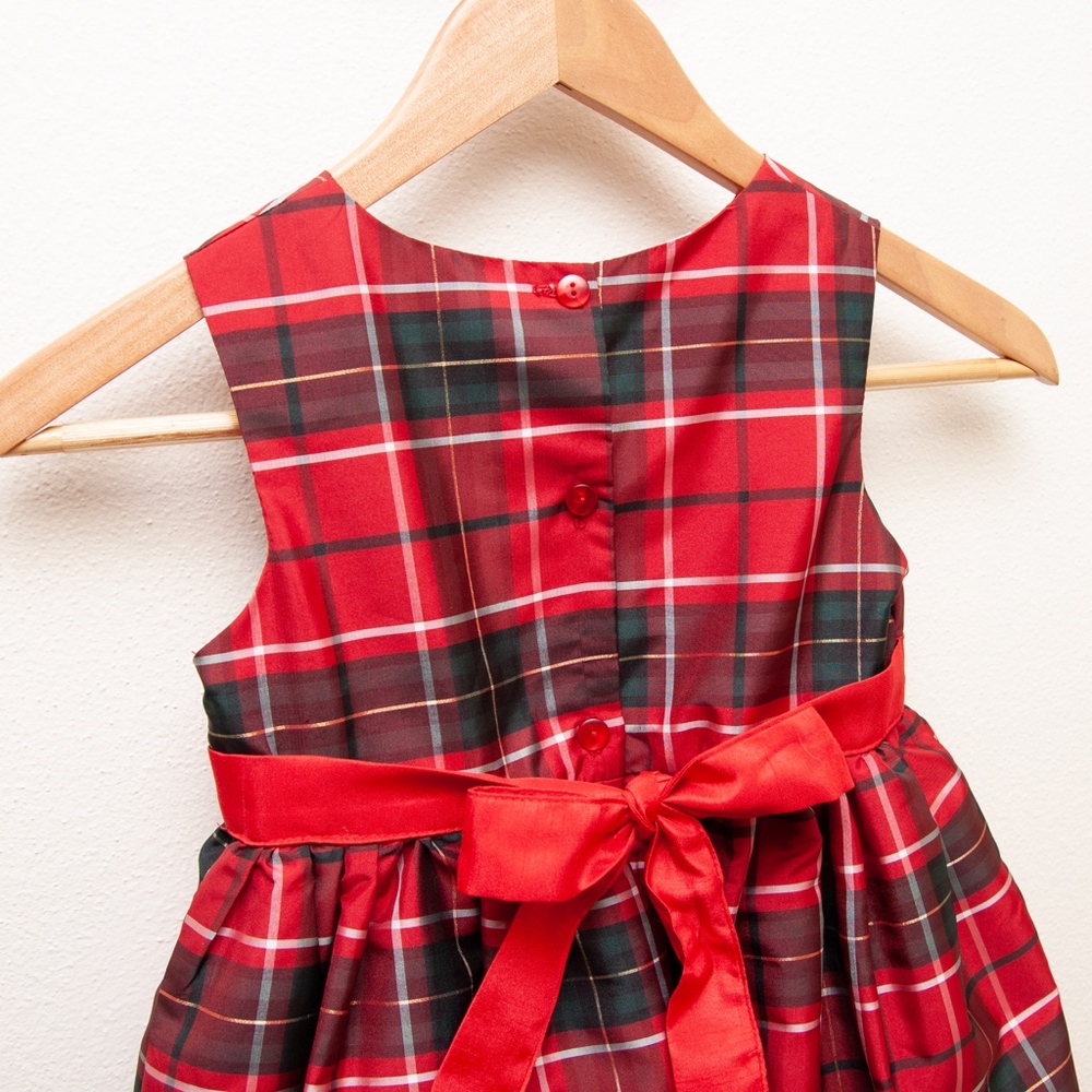 Plaid Holiday Dress - Picture 6 of 8
